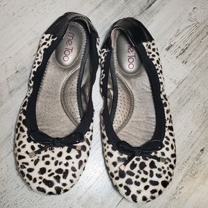 Me Too Fold up easy travel flats size 7M